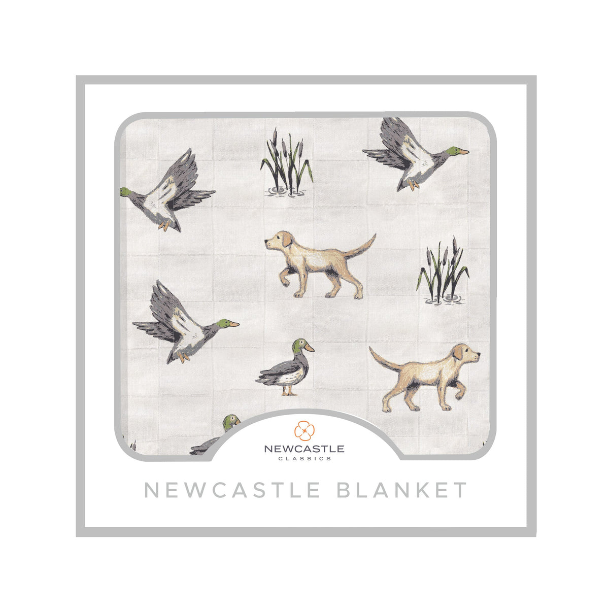 Lab & Ducks Bamboo Newcastle Blanket by Newcastle Classics