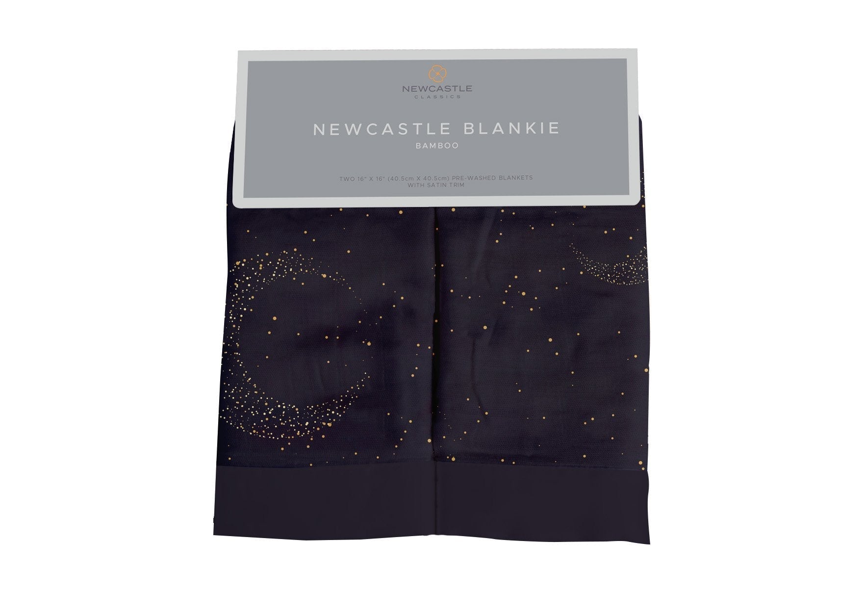Midnight Moon Bamboo Muslin Security Baby Blankie - Scarf | Everetts Place