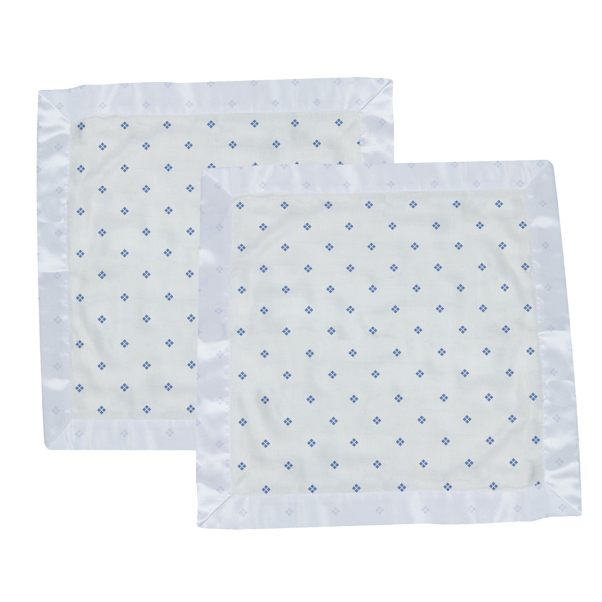 Periwinkle Diamond Polka Dot Bamboo Newcastle Blankie by Newcastle Classics