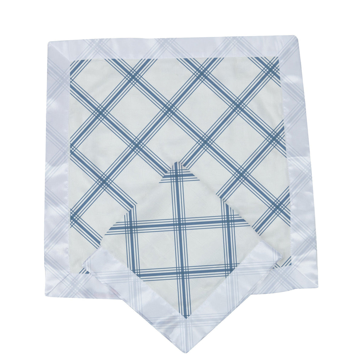 Blue Buffalo Check Plaid Newcastle Blankie by Newcastle Classics at Everetts Place