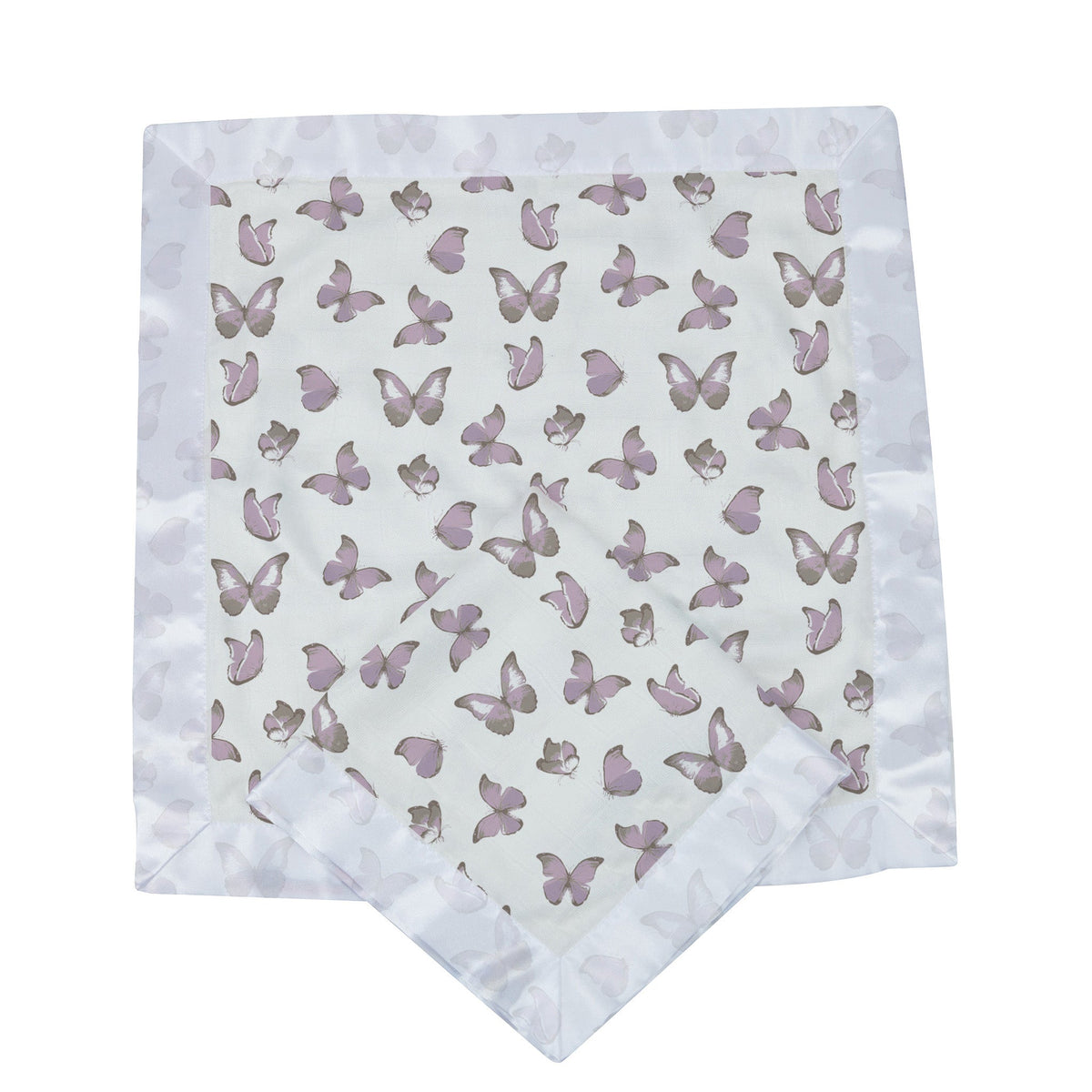 Winsome Butterflies Cotton Muslin Security Baby Blankie by Newcastle Classics at Everetts Place