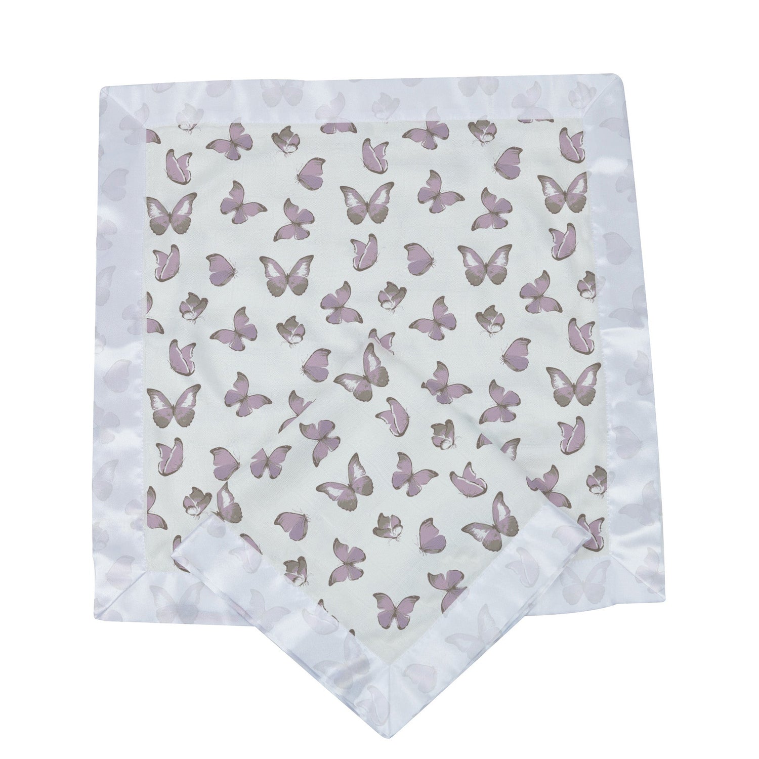 Winsome Butterflies Cotton Muslin Security Baby Blankie by Newcastle Classics at Everetts Place
