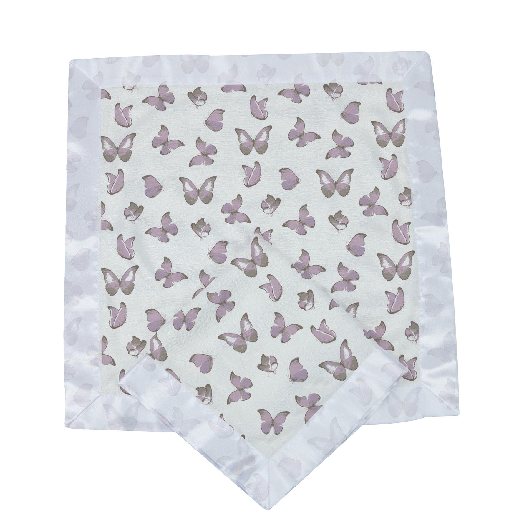 Winsome Butterflies Cotton Muslin Security Baby Blankie by Newcastle Classics at Everetts Place