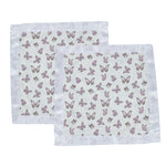 Winsome Butterflies Cotton Muslin Security Baby Blankie by Newcastle Classics at Everetts Place