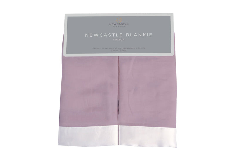 Orchid Lavender Cotton Muslin Baby Security Blankie, 16x16 inches, 100% Natural Cotton