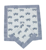 Indigo Monster Trucks Cotton Newcastle Blankie by Newcastle Classics at Everetts Place
