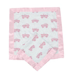 Newcastle Classics Pink Monster Trucks Bamboo Blankie for Cozy Comfort for Kids - Baby & Toddler Bamboo Security Blanket