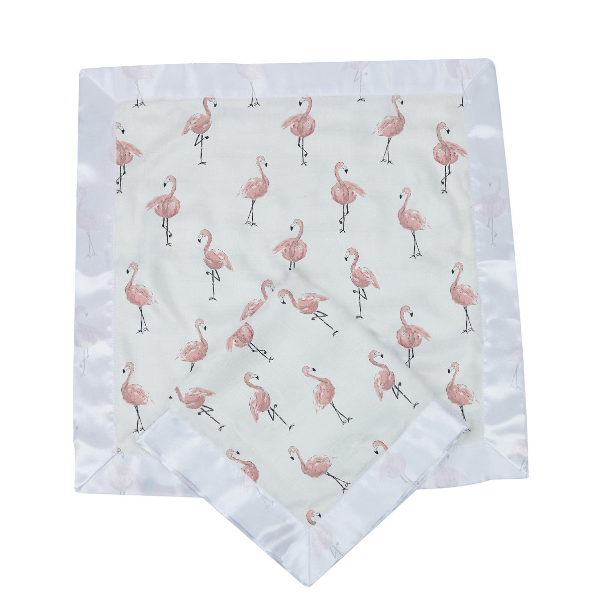 Bamboo Muslin Blanket - Dancing Flamingo by Newcastle Classics (view 2 of 3)