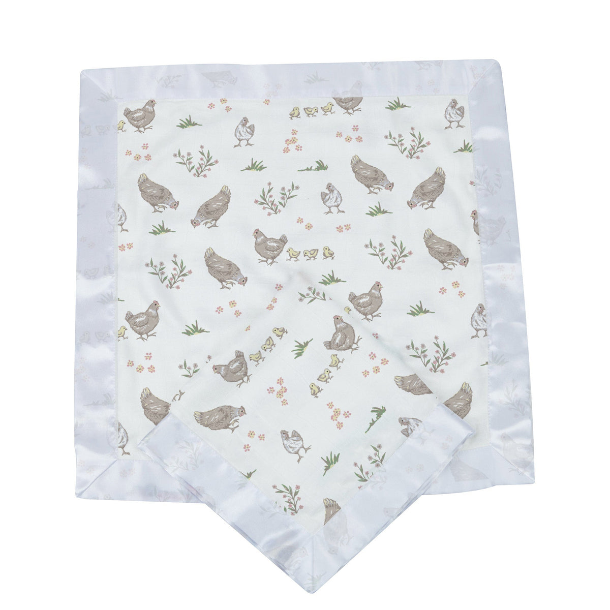 Farm Chickens Bamboo Newcastle Blankie by Newcastle Classics