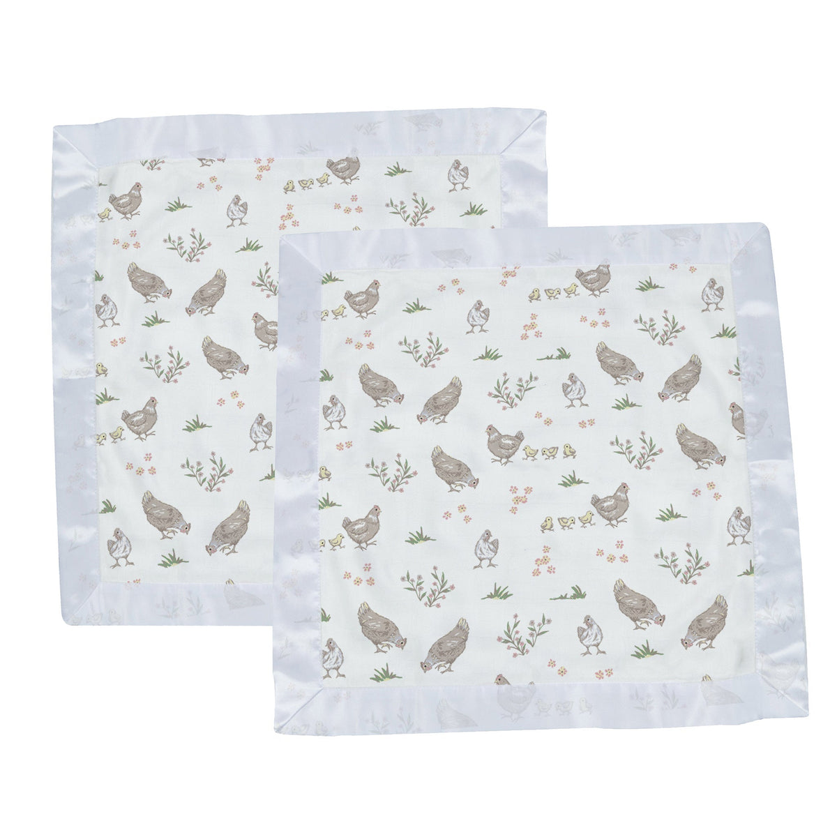 Farm Chickens Bamboo Newcastle Blankie by Newcastle Classics