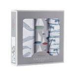 Ocean Tides Bamboo Swaddle 3 Pack by Newcastle Classics