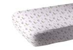 Organic Rhinos and Elephants Bamboo Muslin Crib Sheet by Newcastle Classics at Everetts Place