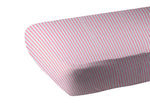 Bamboo Muslin Crib Sheet - Candy Stripe by Newcastle Classics (view 2 of 3)