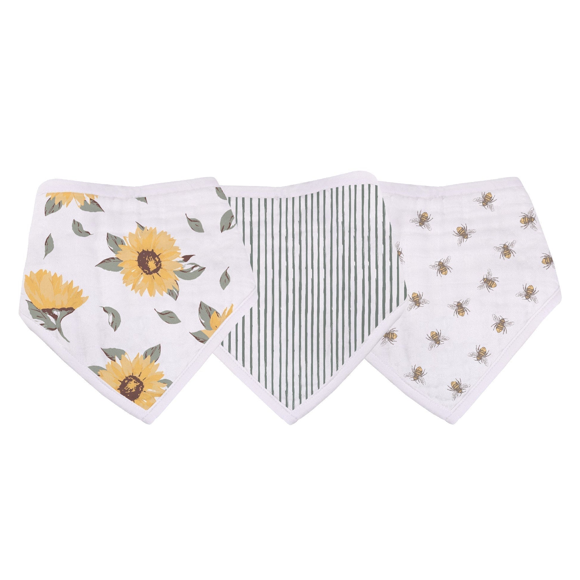 Sunrise To Sunset Bandana Bibs Made From Natural Bamboo Muslin Newcastle Classics