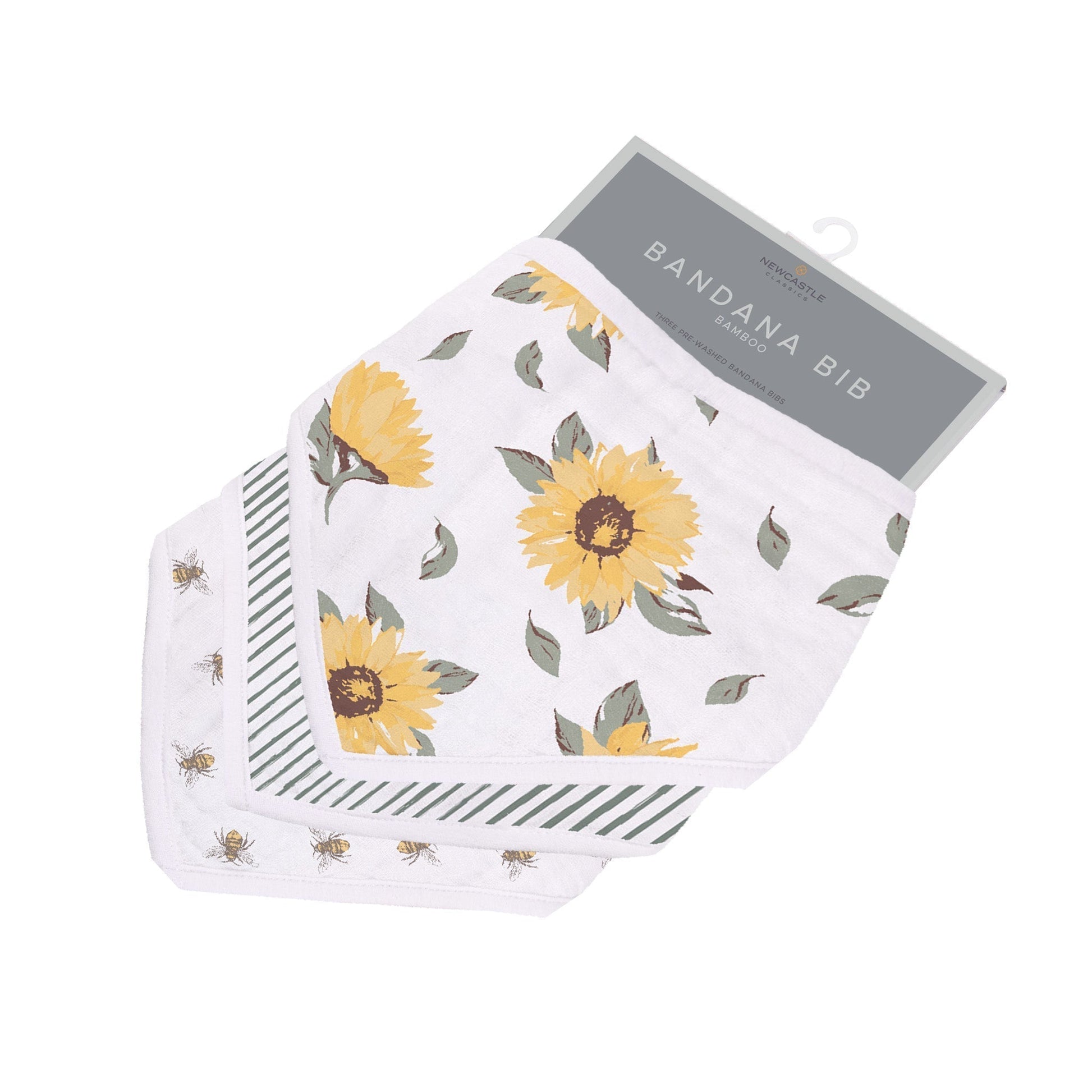 Sunrise To Sunset Bandana Bibs Made From Natural Bamboo Muslin Newcastle Classics
