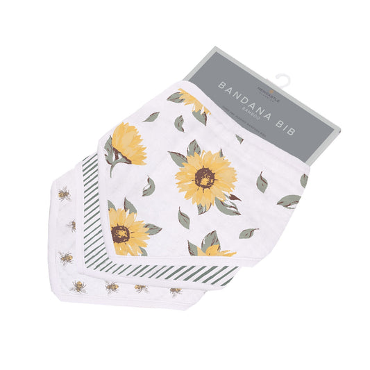 Sunrise To Sunset Bandana Bibs Made From Natural Bamboo Muslin Newcastle Classics