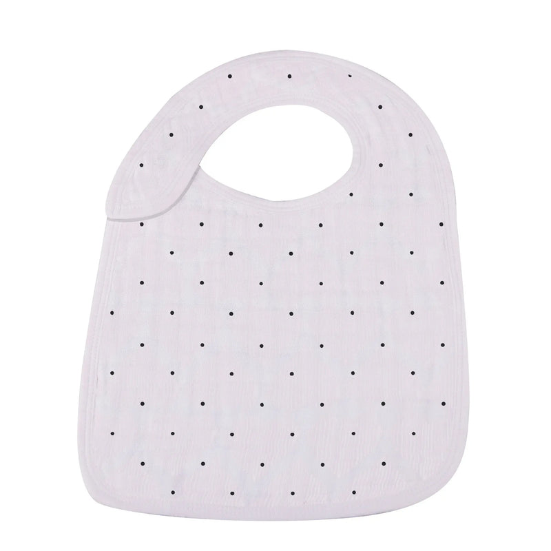 Canyon Sunset Bamboo Snap Bibs 3-Pack with three snaps, made from soft natural bamboo muslin.