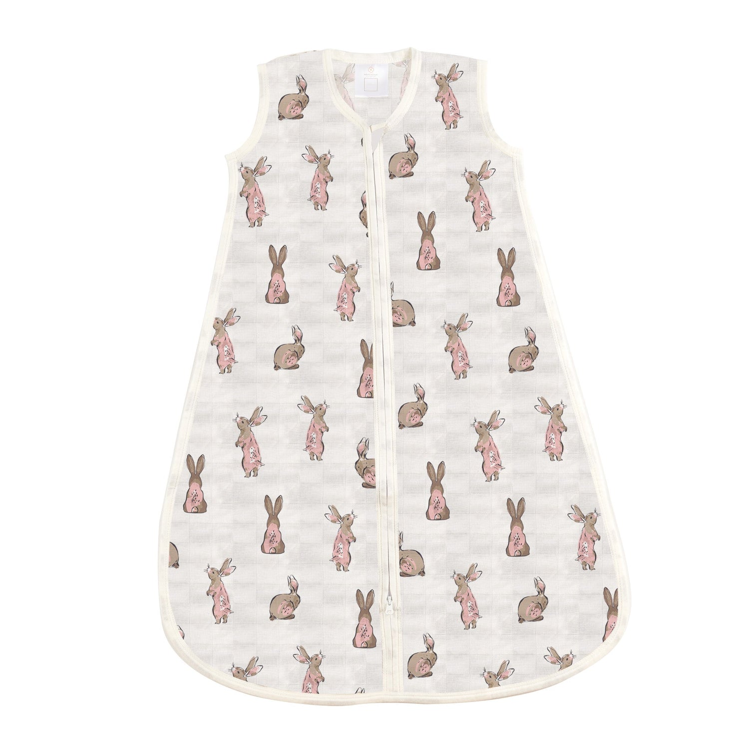 Powder Pink Bunnies Bamboo Sleep Sack by Newcastle Classics at Everetts Place