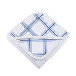 Blue Buffalo Check Plaid Hooded Towel & Washcloth Set by Newcastle Classics