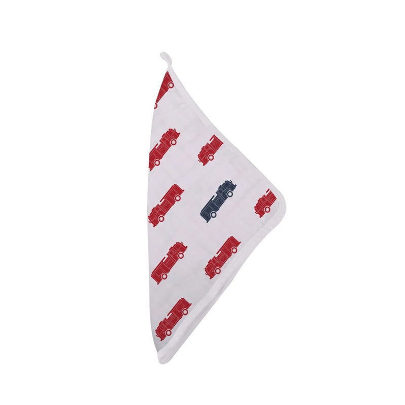 Things That Go Washcloth with vehicle prints, 100% cotton, 12" x 12", set of 3.