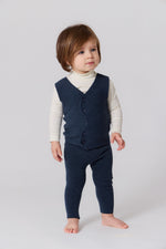 Nola Knit Vest Set - Blue by KIPP™ Collection