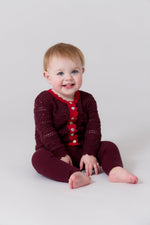 Cynthia Knit Set - Cranberry by KIPP™ Collection