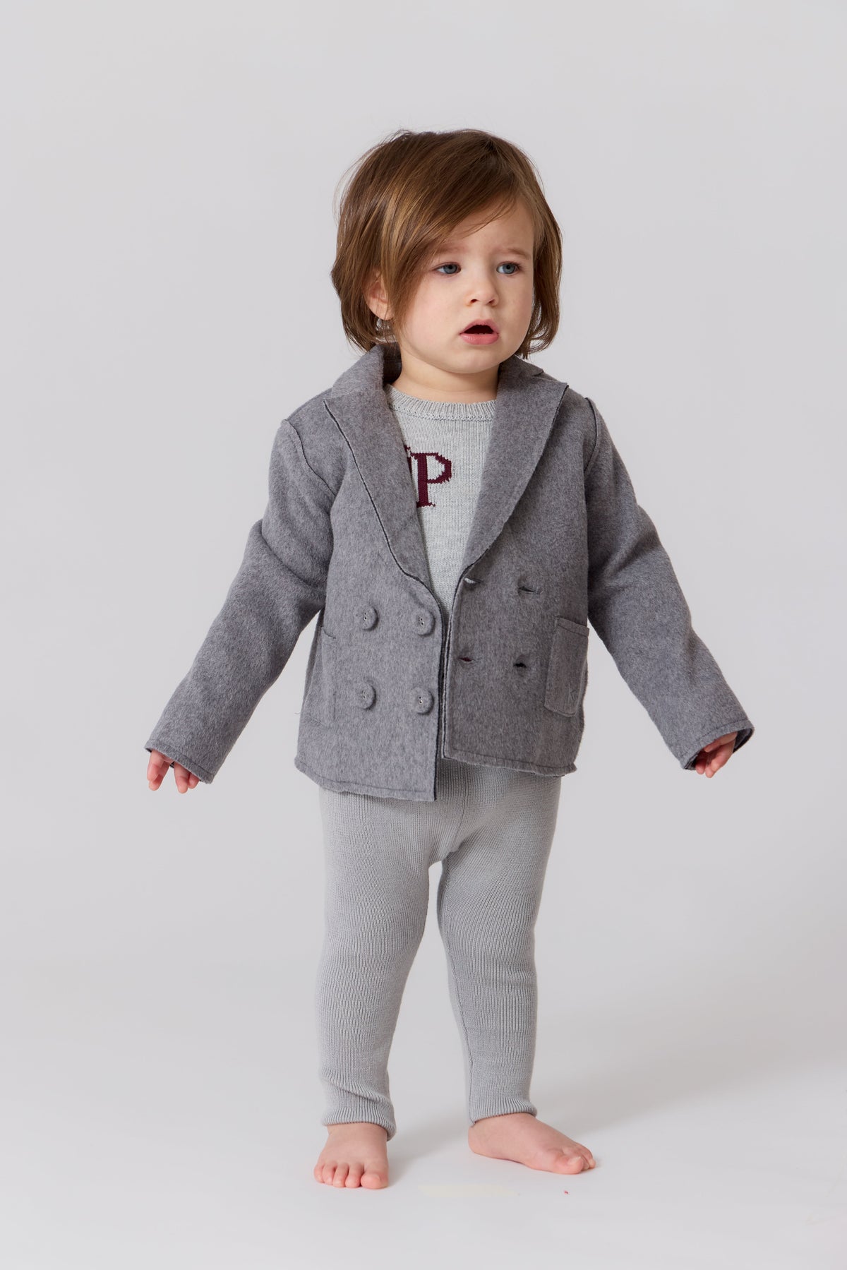 Oscar Knit Set - Cranberry by KIPP™ Collection