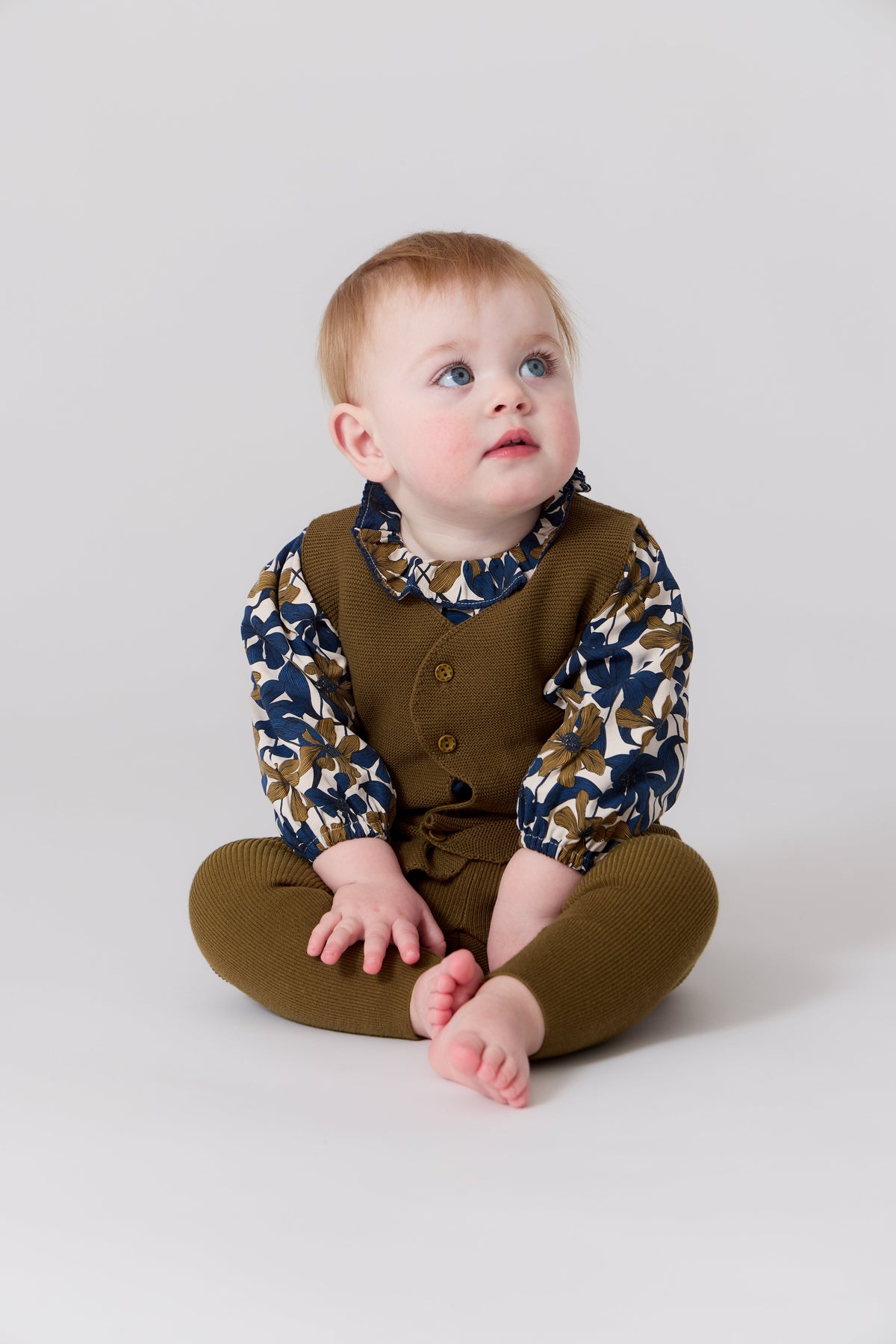 Nola Knit Vest Set - Mustard by KIPP™ Collection