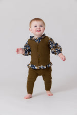 Nola Knit Vest Set - Mustard by KIPP™ Collection