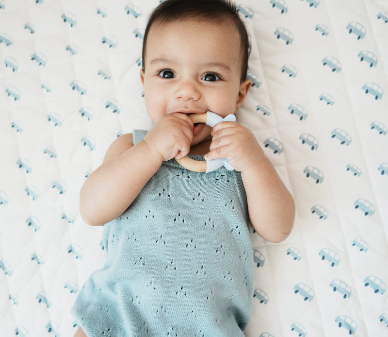 GooseWaddle Super Soft Play Mats - Cotton and Super Soft Quilted (Reversible) Goosewaddle® | Newborn Baby Blankets Toys Teethers Bibs & More