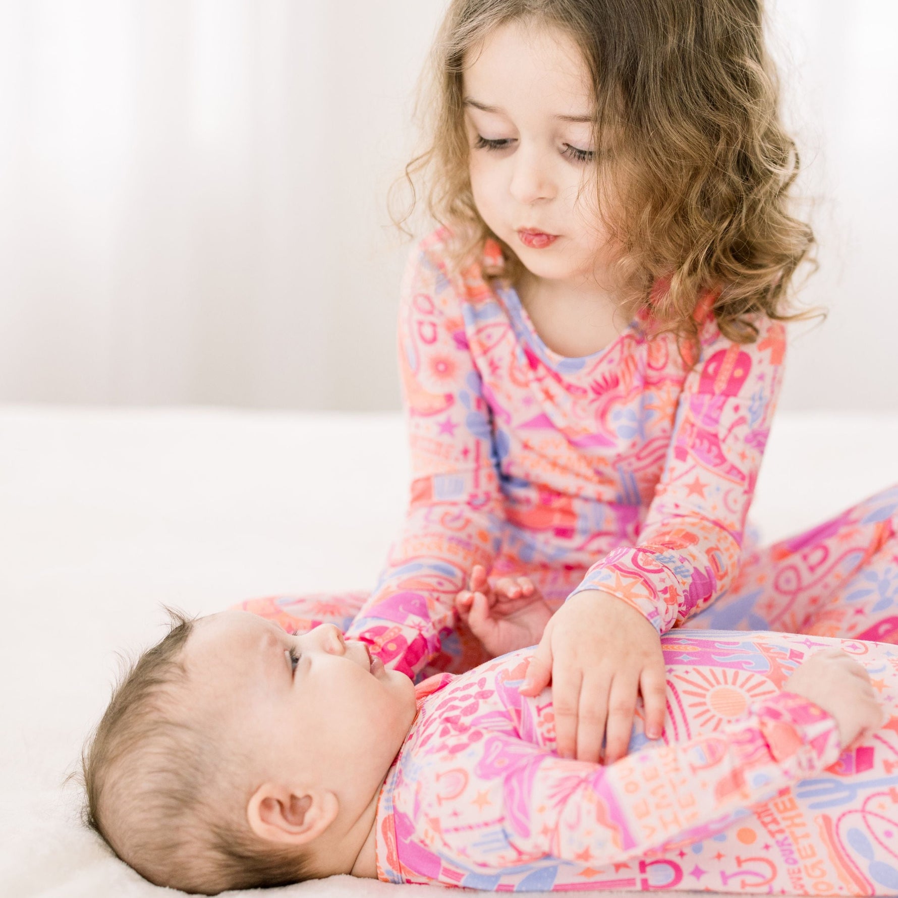 Organic The Second-Skin 2-Piece Long Sleeve Pajama | Saddle Up by Raising Mama at Everetts Place