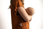 Three Little Tots Saddle Tan Mommy Labor and Delivery Nursing Hospital Gown - 