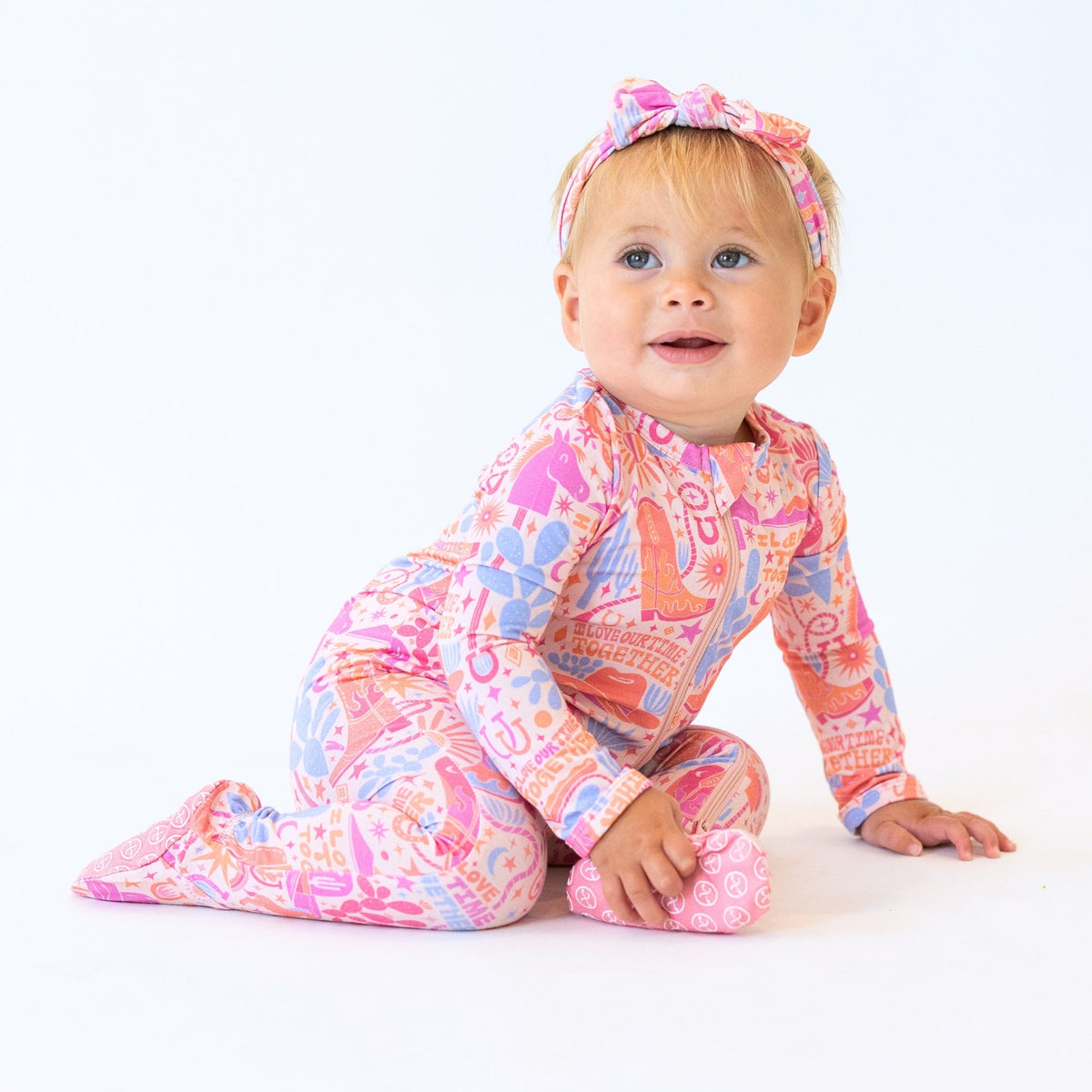 Organic The Second-Skin Footie | Saddle Up by Raising Mama at Everetts Place