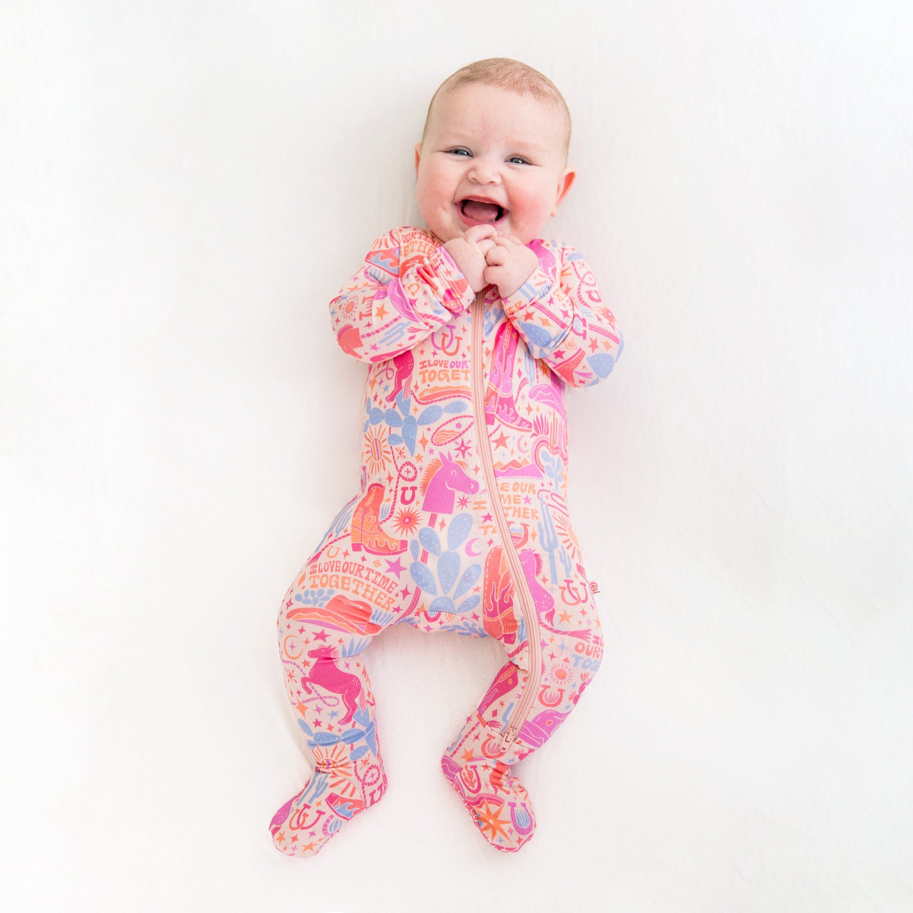 Organic The Second-Skin Footie | Saddle Up by Raising Mama at Everetts Place