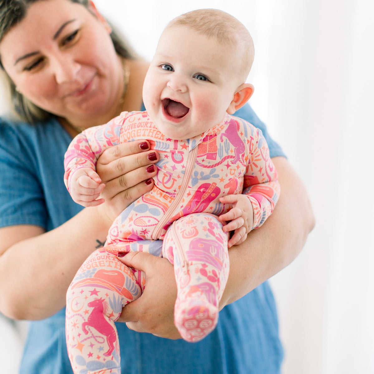 Organic The Second-Skin Footie | Saddle Up by Raising Mama at Everetts Place