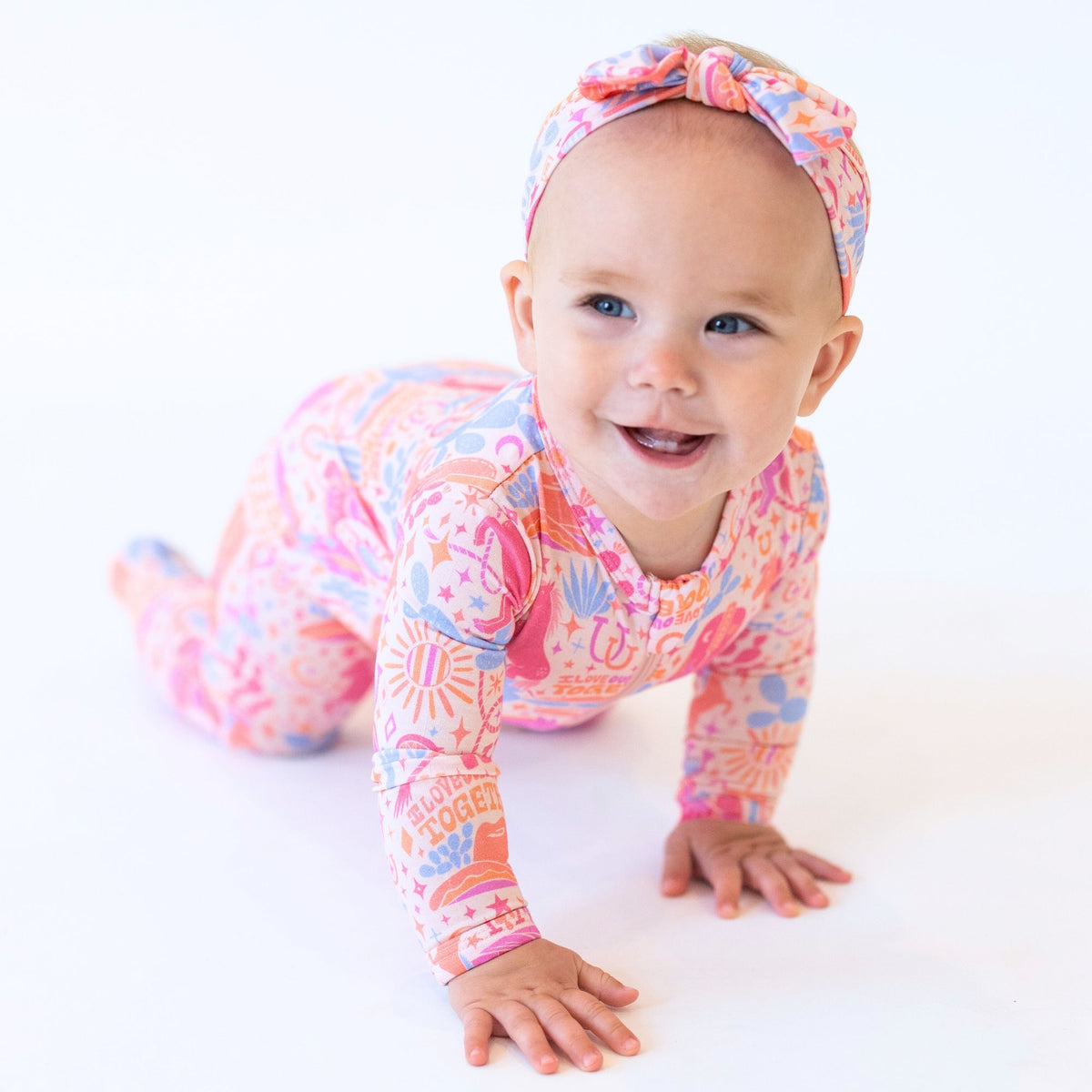 Organic The Second-Skin Footie | Saddle Up by Raising Mama at Everetts Place