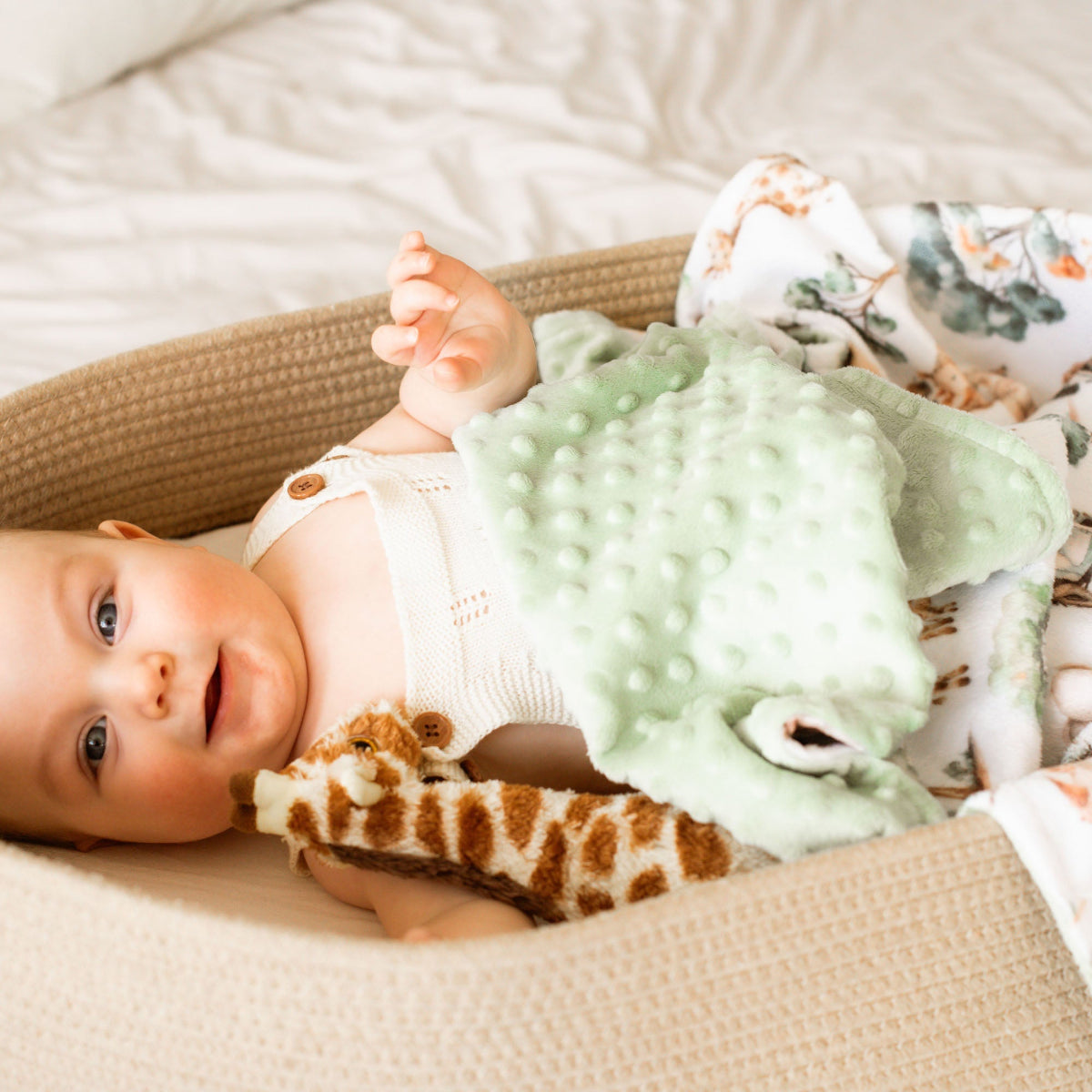 Minky Baby Blanket Safari Adventure by Honey Lemonade at Everetts Place