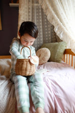 Little Joy Co. Sage Gingham 2pc Bamboo Pajamas for Women Soft Sleepwear - Apparel & Accessories > Clothing > Sleepwear & Loungewear > Pajamas