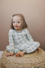 Little Joy Co. Sage Gingham 2pc Bamboo Pajamas for Women Soft Sleepwear - Apparel & Accessories > Clothing > Sleepwear & Loungewear > Pajamas