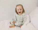 Little Joy Co. Sage Gingham 2pc Bamboo Pajamas for Women Soft Sleepwear - Apparel & Accessories > Clothing > Sleepwear & Loungewear > Pajamas