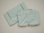 Little Joy Co. Sage Green Gingham Cushion for the Stokke Tripp Trapp Highchair - Everetts Place Boutique - 