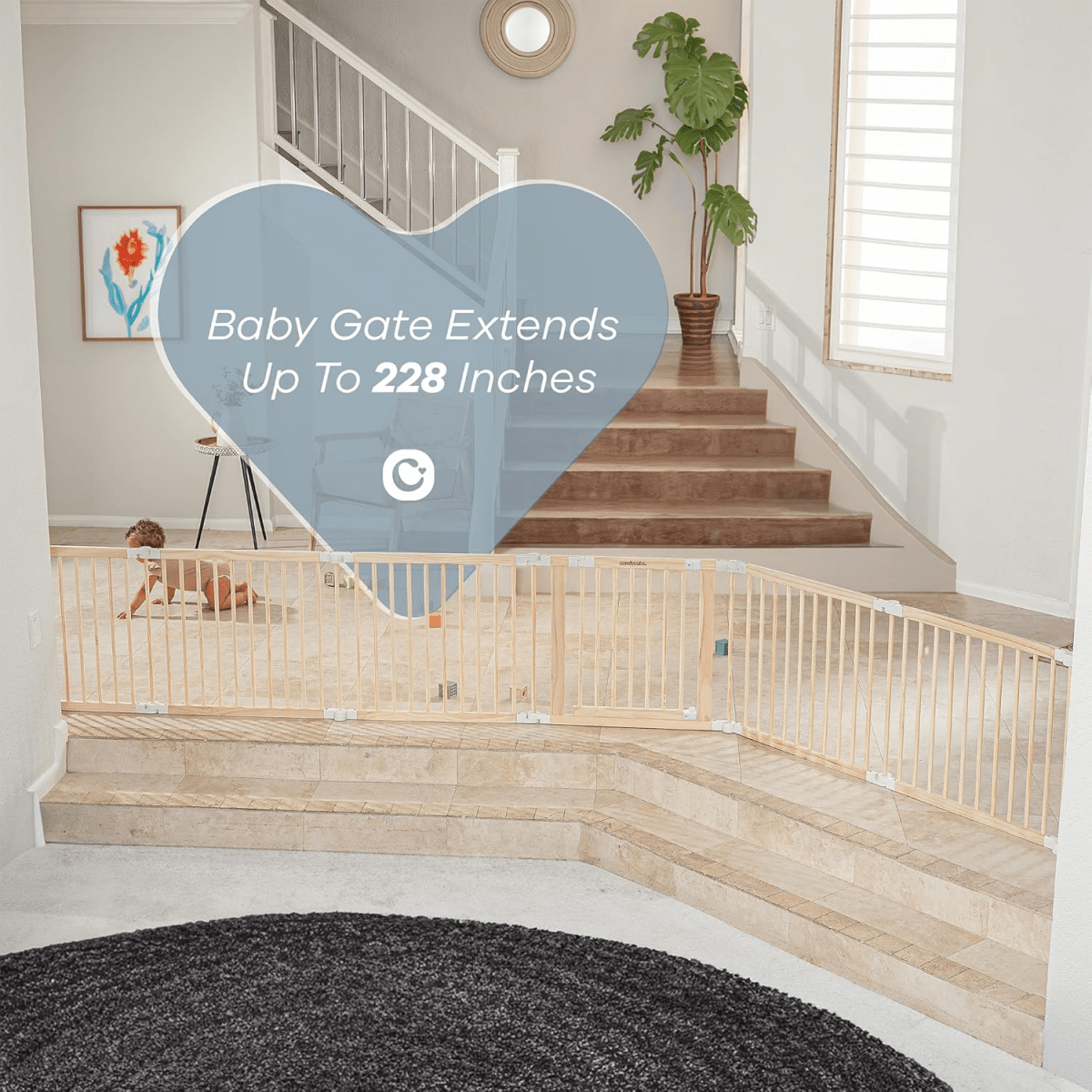 Comfy Cubs Sage Playpen for Toddlers and Babies by Comfy Cubs Brand - Everetts Place Boutique - 