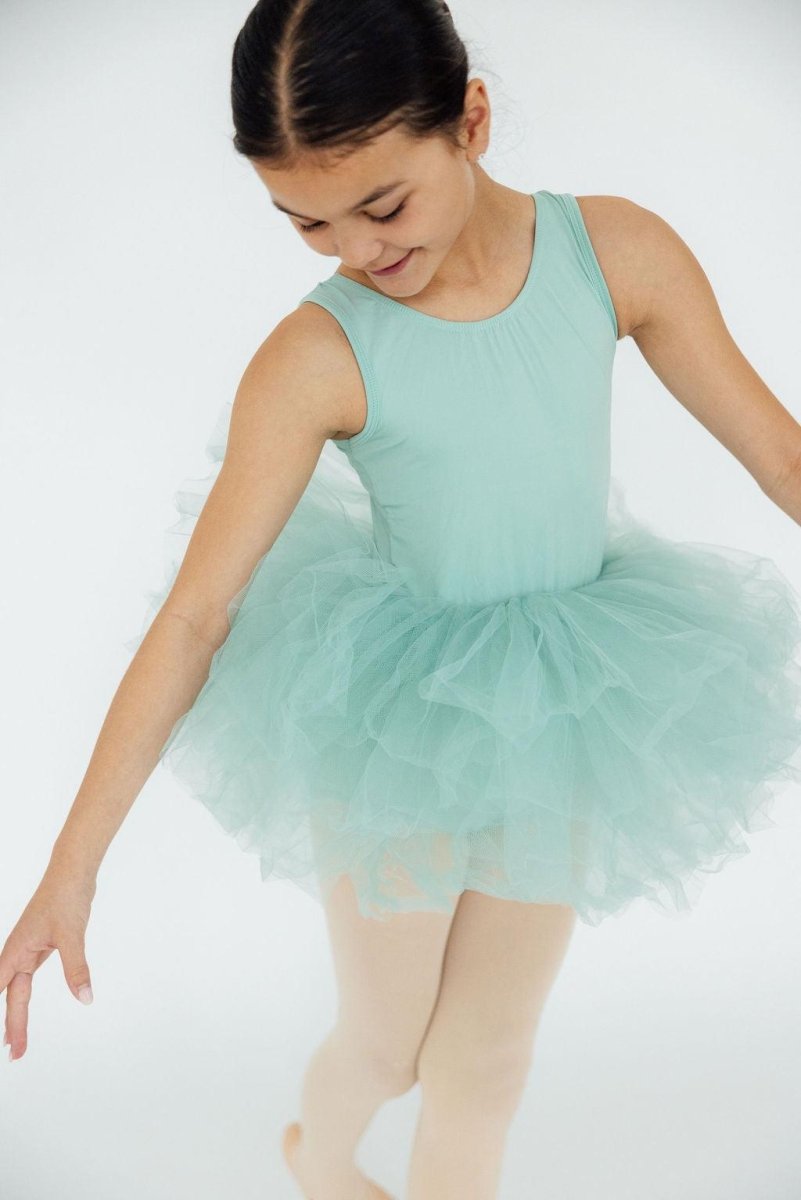 Mila & Rose ® Sage Tank Tutu Leotard For Girls By Mila And Rose Dance - Everetts Place Boutique - 