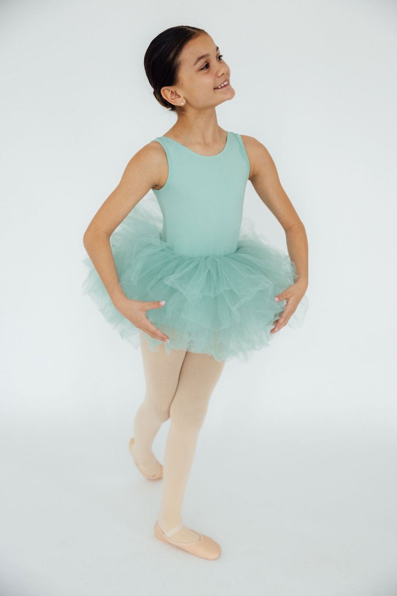 Mila & Rose ® Sage Tank Tutu Leotard For Girls By Mila And Rose Dance - Everetts Place Boutique - 