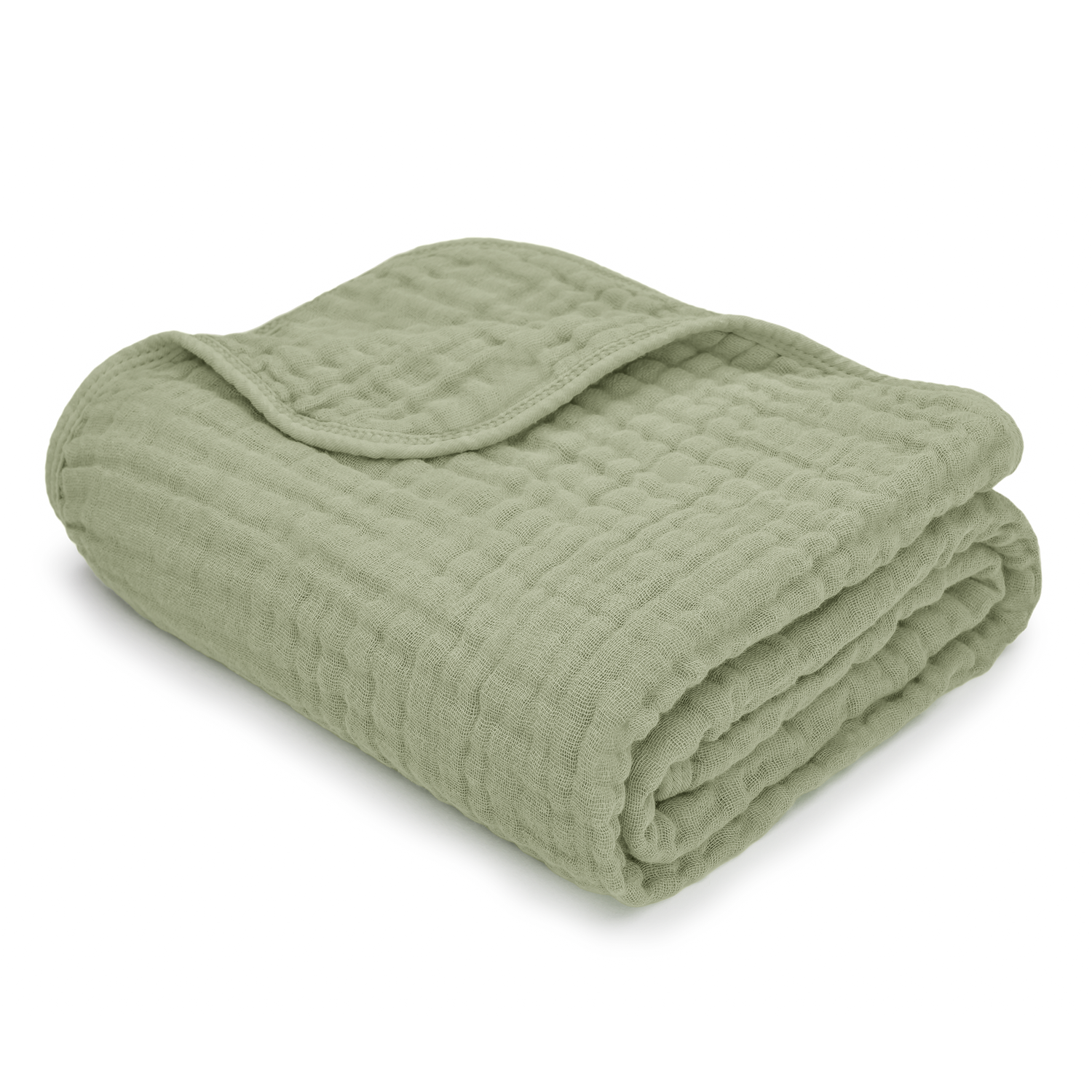 Baby Muslin Blanket in Sage - Linens, Towel | Everetts Place