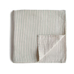 Mushie Organic Cotton Muslin Swaddle Blanket for Baby Cuddling and Nursing - Baby & Toddler > Swaddling & Receiving Blankets Swaddle