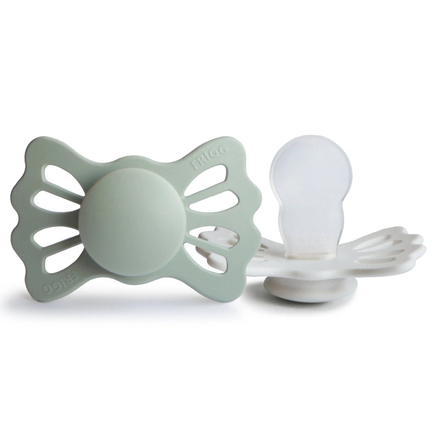 Frigg Lucky Symmetrical Silicone Pacifier 2 Pack for 6 to 18 Months Mushie