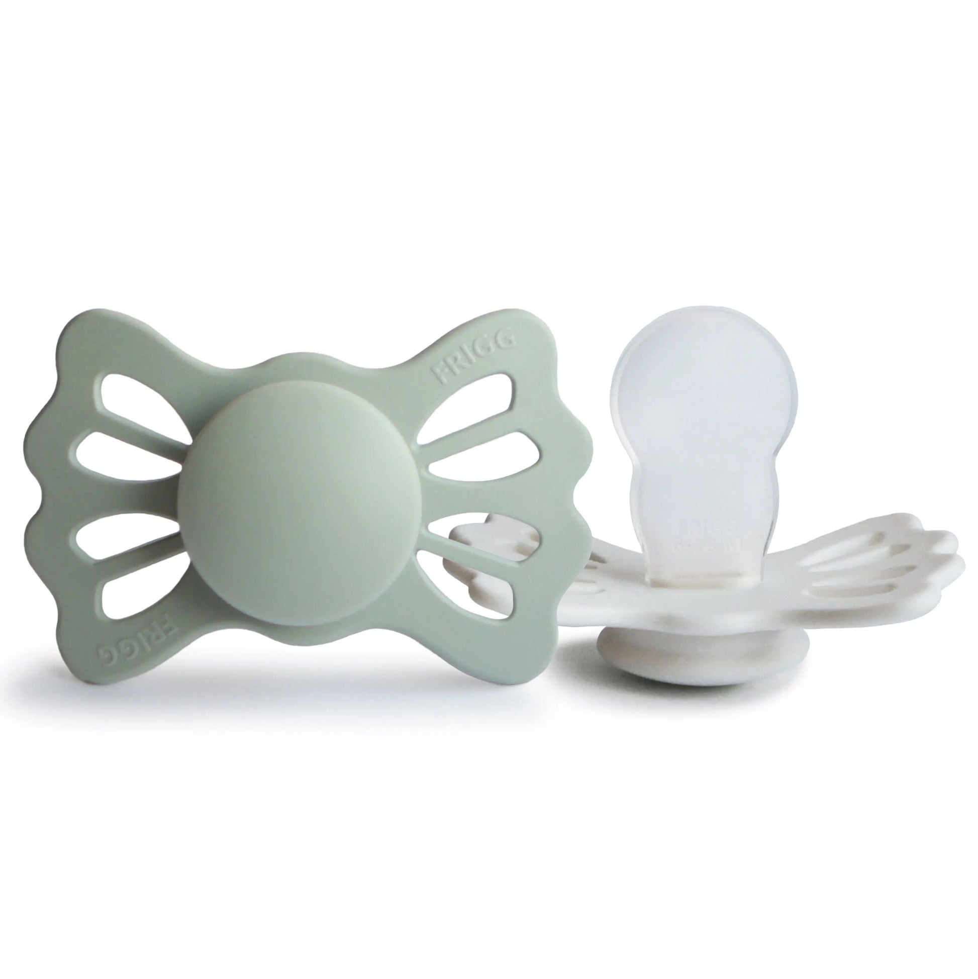 Frigg Lucky Symmetrical Silicone Pacifier 2 Pack for 6 to 18 Months Mushie