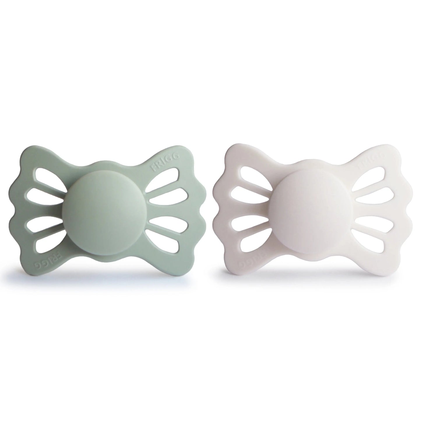 Frigg Lucky Symmetrical Silicone Pacifier 2 Pack for 6 to 18 Months Mushie