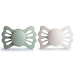 Mushie Frigg Lucky Symmetrical Silicone Pacifier 2 Pack for 6 to 18 Months - Baby & Toddler > Baby Health > Pacifiers & Teethers SILICONE FRIGG PACIFIERS